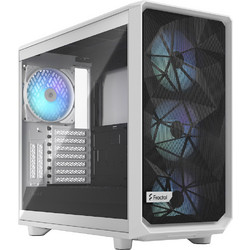 Fractal Design Meshify 2 RGB White Gaming Midi Tower Κουτί Υπολογιστή RGB με Πλαϊνό Παράθυρο
