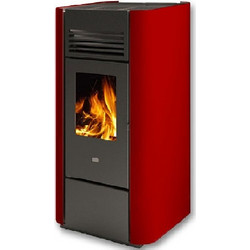 Eva Calor Laila 14 Red Σόμπα Pellet Αερόθερμη 14kW