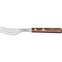 Πιρουνάκι Γλυκού 020.21105.490 Inox-Brown Ατσάλι,Polywood