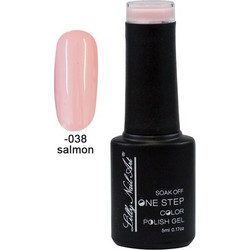 Lilly Nail Art One Step Salmon Ημιμόνιμο Βερνίκι Νυχιών 5ml