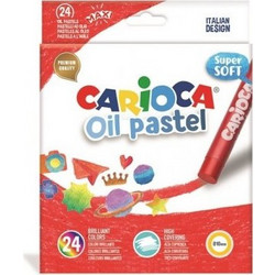 ΛΑΔΟΠΑΣΤΕΛ CARIOCA OIL PASTEL 24ΤΕΜ. SUPER SOFT - Carioca