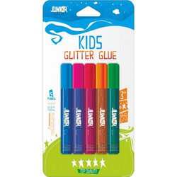 Junior Κόλλα Glitter 10.5ml 5 χρώματα (131150)
