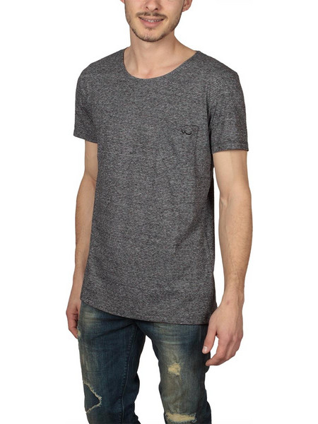 LTB Esitimi ανδρικό ριγέ t-shirt ανθρακί μελανζέ 84296-60067