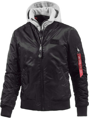 Alpha Industries MA-1 D-Tec Ανδρικό Μπουφάν Bomber Μαύρο 183110-03