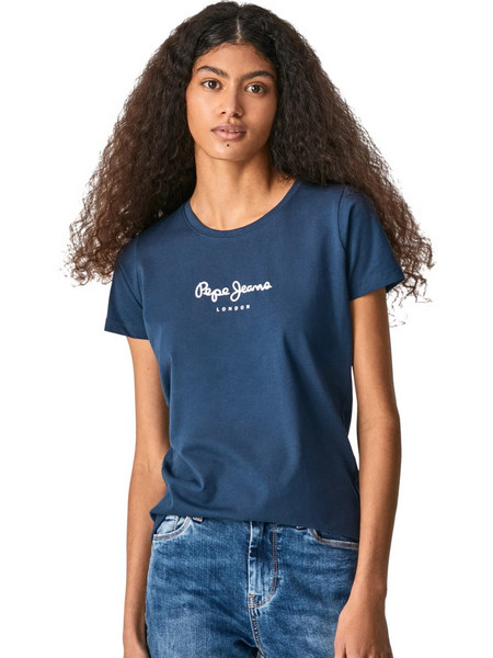 PEPE JEANS 'NEW VIRGINIA' ΜΠΛΟΥΖΑ ΓΥΝΑΙΚΕΙΑ PL505202-595 (595/NAVY)