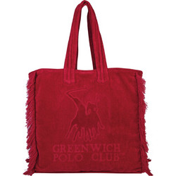 Greenwich Polo Club 3657 Υφασμάτινη Τσάντα Θαλάσσης Ώμου Μπορντό 42x45cm