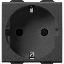 Πρίζα Sicury 2P+Τ 16A ,DΕ, Carbon Matt Neve Up