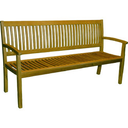 Ξύλινος Καναπές 3 Θέσεων ,158 x 62 x 88(h)cm ,Acacia Wood