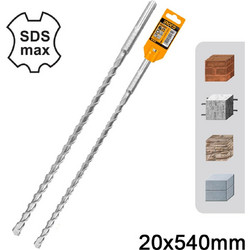 Τρυπάνι SDS max Ingco DBH1242005 - O20 x 540mm DBH1242005