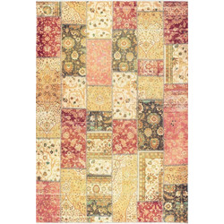 Ezzo Patchwork Χαλί Ορθογώνιο Κιλίμι Καλοκαιρινό Βαμβακερό 160x230cm 9173/03