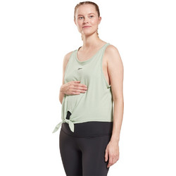 Reebok Sport Front Tie Tank Top Γυναικείο Αθλητικό T-Shirt Πράσινο Mint H51859
