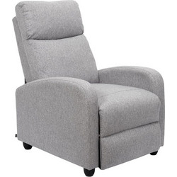 Home Πολυθρόνα Relax Ανακλινόμενη Γκρι HD7159