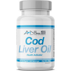 NLS Cod Liver Oil Μουρουνέλαιο 120 Μαλακές Κάψουλες