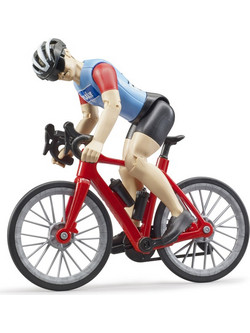 Bruder Ποδήλατο Road Bike Με Άντρα Ποδηλάτη Σετ Φιγούρες Δράσης για 4+ Ετών