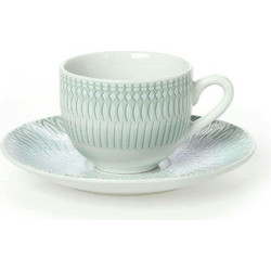 Cryspo Trio Amalfi Σετ Φλιτζάνια Espresso & Cappuccino Πορσελάνης Βεραμάν 100ml 25.372.17