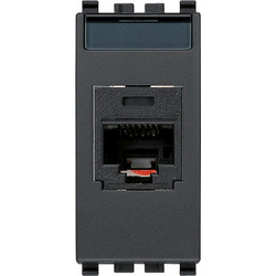 Πρίζα RJ45 Panduit CAT5E UTP Γκρί Eikon