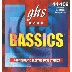 GHS M6000 Bassics Σετ Χορδές Ηλεκτρικού Μπάσου 44" Medium Tension