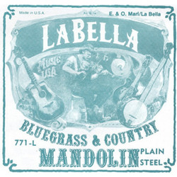La Bella 773L N.3 Χορδή Μαντολίνου D Plain Steel 1/4