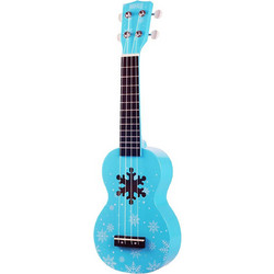 Mahalo Designer Series Soprano Snow Glasier Blue