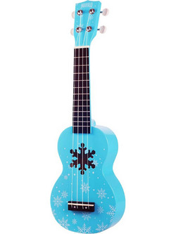 Mahalo Designer Series Soprano Snow Glasier Blue