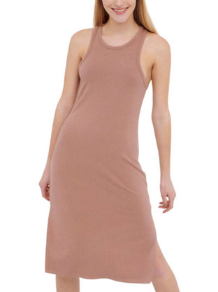 Funky Buddha Mini Καλοκαιρινό Καθημερινό Φόρεμα Ταμπά FBL005-101-13