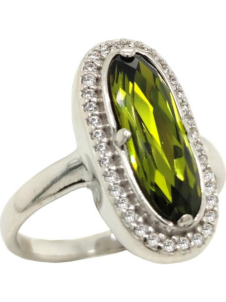 Swarovski Δαχτυλίδι από Ασήμι 925 με Κρύσταλλο FD737-OL