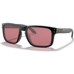 Oakley OO9102 K0 Ανδρικά Γυαλιά Ηλίου Τετράγωνα Κοκάλινα Μαύρα με Ροζ Καθρέπτη Φακό