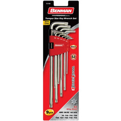Benman 70402 - Σετ Torx κλειδιών Extra Long 9 τμχ