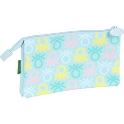 Benetton Fantasy Sky Κασετίνα με 3 Θήκες Γαλάζια S4306816