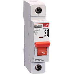 LS BKJ63N B10A Ασφάλεια Ράγας 1P B 10A 6kA 240/415VAC (03.018.0064)