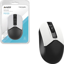 A4Tech FG12S Fstyler Panda Ασύρματο Ποντίκι Black White