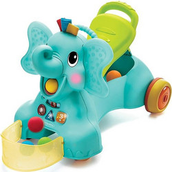 Infantino 3 in 1 Sit Walk & Ride Elephant Περπατούρα Ride On 6m+