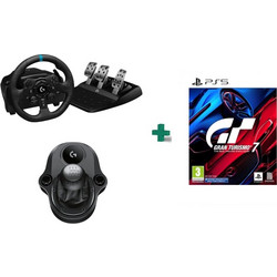 Logitech G G923 - Τιμονιέρα - Μοχλός ταχυτήτων για G29/G920 Gran Turismo 7 Standard Edition Playstation 5