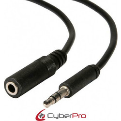 CYBERPRO CP-JMF015, Προέκταση Jack 3,5mm M/F, 1.5 μέτρα