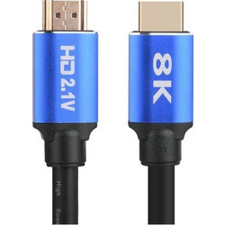 Καλώδιο HDMI 2.1V Braided Cable 8K HDMI Male 1m συμβατό με playstation 5 OEM
