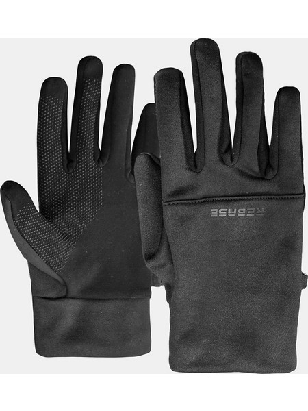 REBASE TOUCH TECH GLOVES ΜΑΥΡΟ