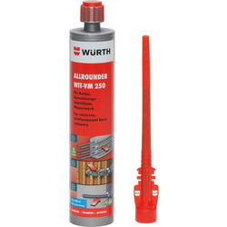 Wurth Χημικό Κόνιαμα Έγχυσης για Κάθε Χρήση WIT-VM 250 300ml