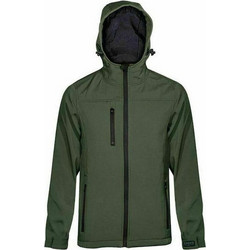 Fageo 523 Μπουφάν Εργασίας Softshell με Κουκούλα ΧΑΚΙ