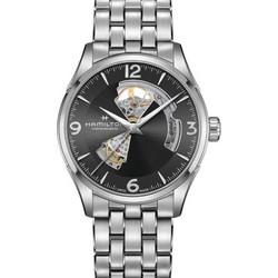 Hamilton Jazzmaster Ανδρικό Ρολόι Αυτόματο με Ασημί Μεταλλικό Μπρασελέ H32705181