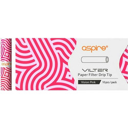 Aspire Vilter Paper Filters Vision Pink 10τμχ