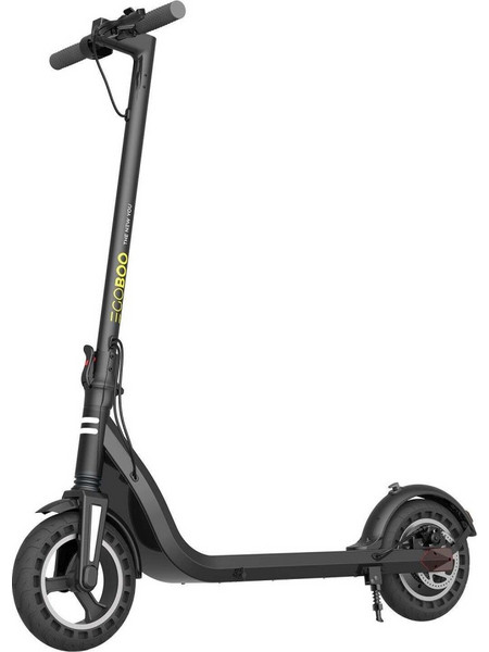 EGOBOO E-Scooter Go 100S Ηλεκτρικό Πατίνι 25km/h Max Ταχύτητα και 30km Αυτονομία Μαύρο