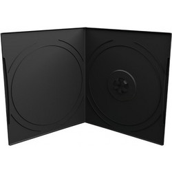 MediaRange DVD Case for 1 disc, 7mm, pocket sized, Black (MRBOX10)