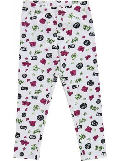 Brums Κολάν Leggings Jersey 181BGBM007-001 Λευκό Κορίτσι