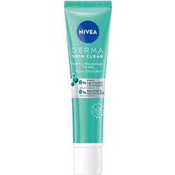 Nivea Derma Skin Clear Night Exfoliator Μανδελικό Peeling Προσώπου 40ml