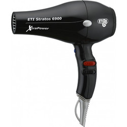 Eti Stratos 6900 Xtrapower Επαγγελματικό Πιστολάκι Μαλλιών 2500W Black