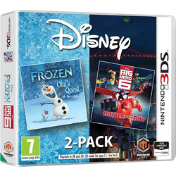 Disney Double Pack (Frozen Olaf's Quest & Big Hero 6 Battle In The Bay) 3DS