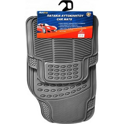 AutoLine Σετ Πατάκια Αυτοκινήτου, Eco Continen, γκρι (4 τεμ.) - 14044 G