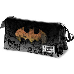 Karactermania DC Comics Batman Skulls Κασετίνα με 2 Θήκες Μαύρη 02891