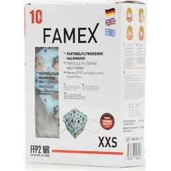 Famex Kids FFP2 NR Particle Filtering Half Mask Pirates 10τμχ