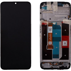 ΓΝΗΣΙΑ ΟΘΟΝΗ REALME C35 COMPLETE LCD ME FRAME 4130056 BLACK ORIGINAL SERVICE PACK